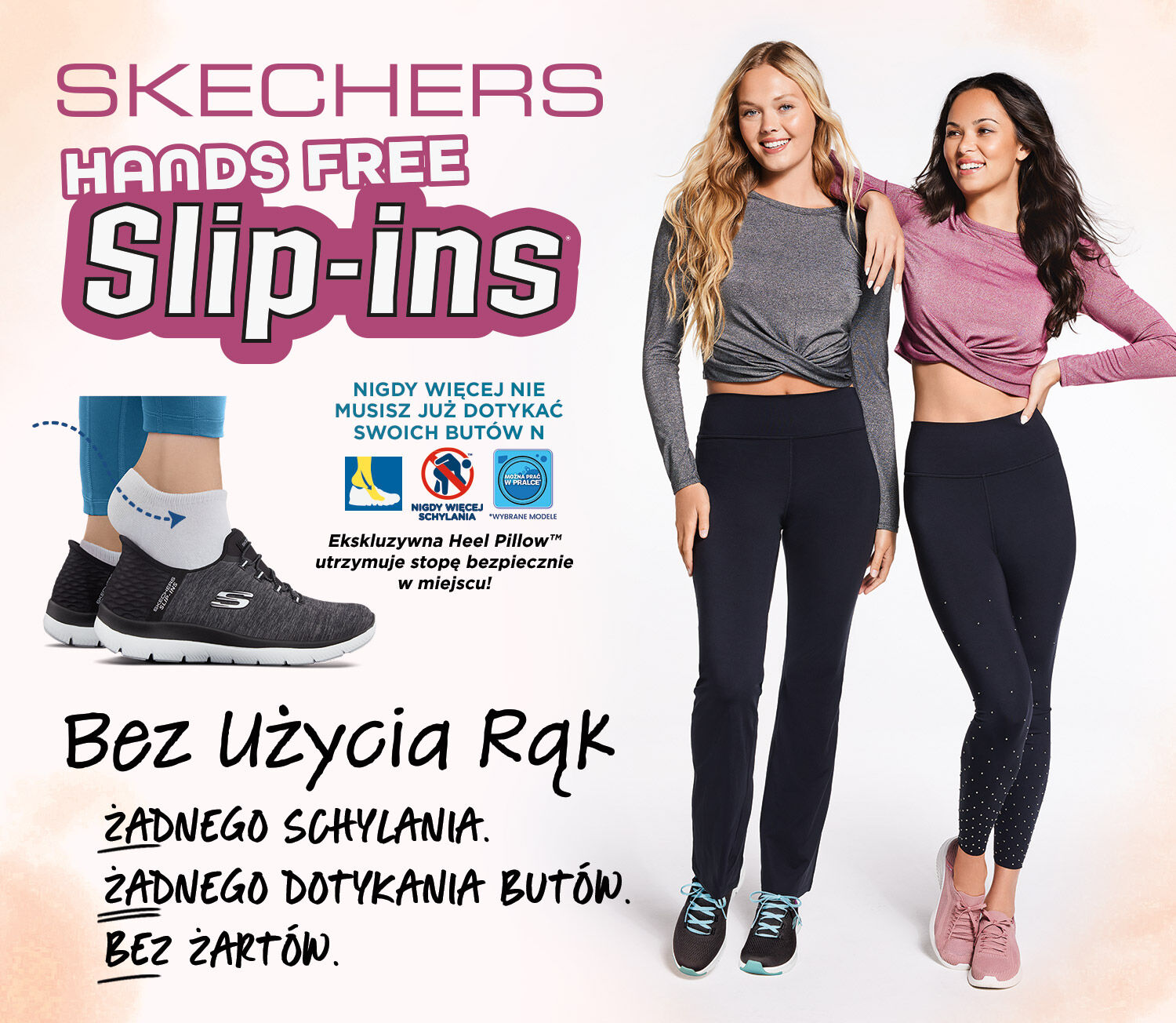 Hands Free Skechers Slip-ins